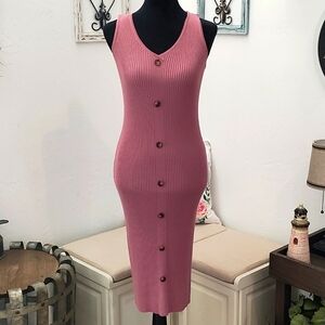 Hippie rose women's size M tank sweater dress